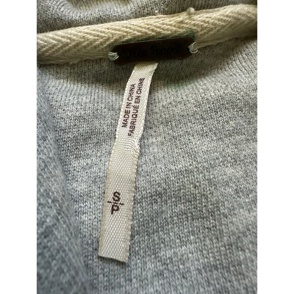 Free People Capture The Moment Confetti Hooded Zip Up Cardigan Coat Womens z S - Picture 13 of 14